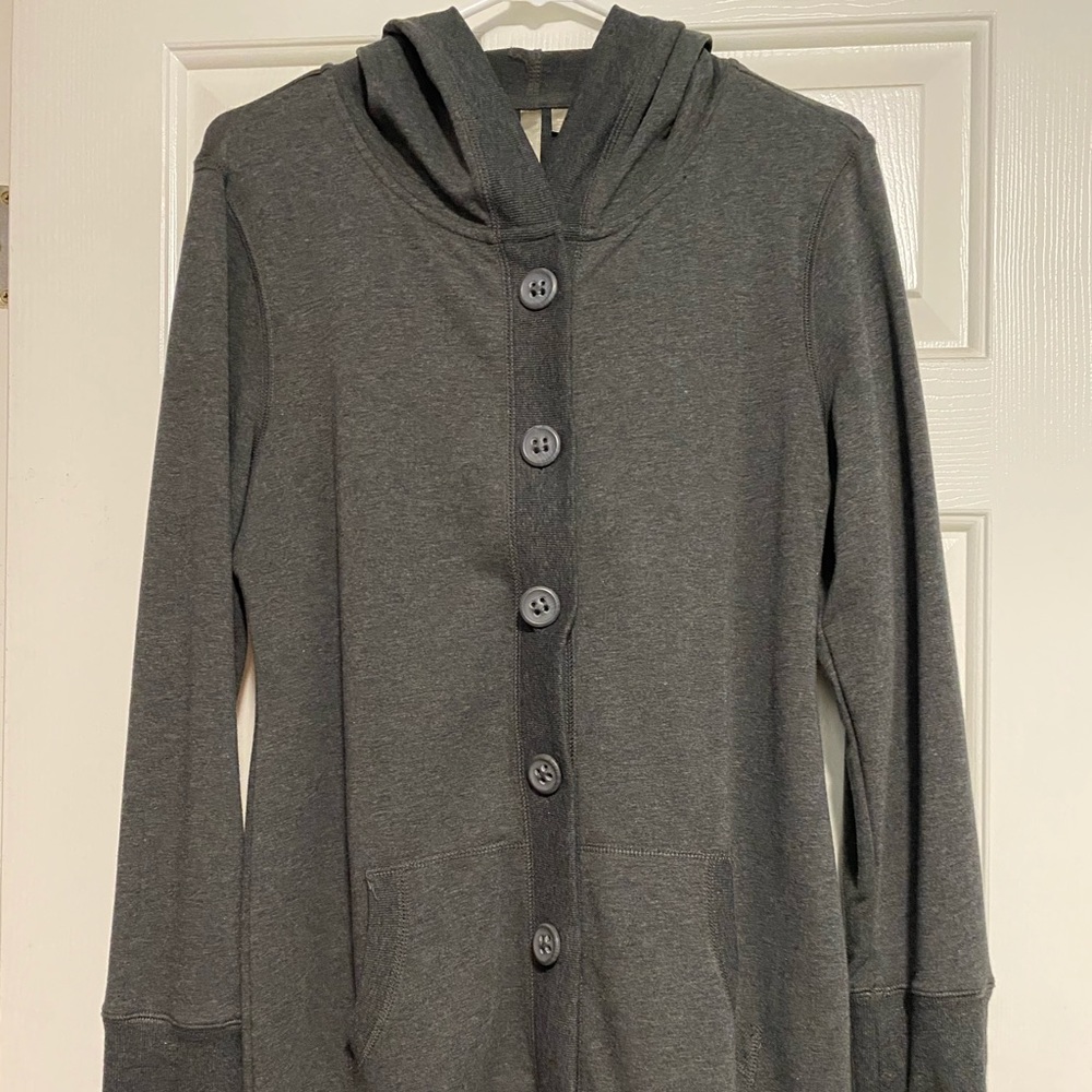 Maternity Cardigan Sweater with Hoody